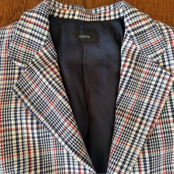Joseph Elton Check Albert Jacket and Fernando Trousers size 36 - Picture 6 of 10